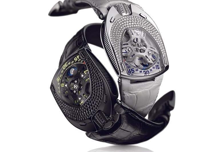 Часы Urwerk UR-106 Lotus Black Pink