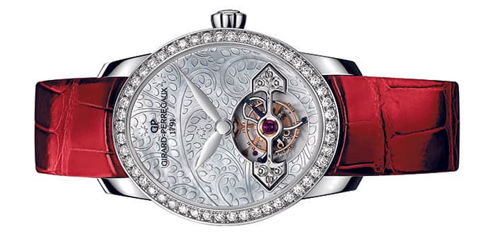 Часы Cat’s Eye Tourbillon with Gold Bridge Girard-Perregaux