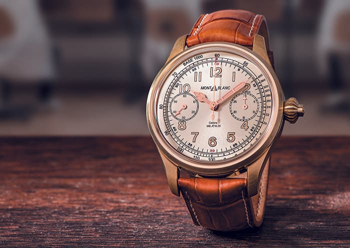 Часы Montblanc 1858 Chronograph Tachymeter