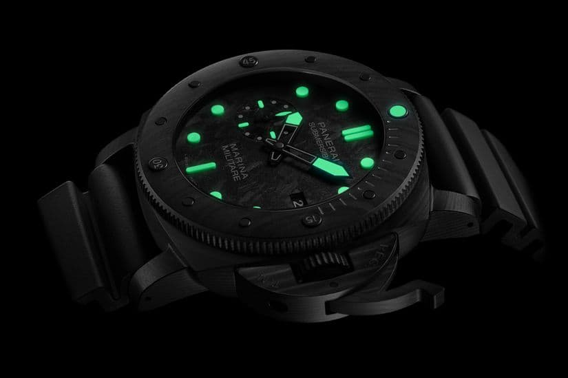 Часы Panerai Submersible Carbotech Marina Militare