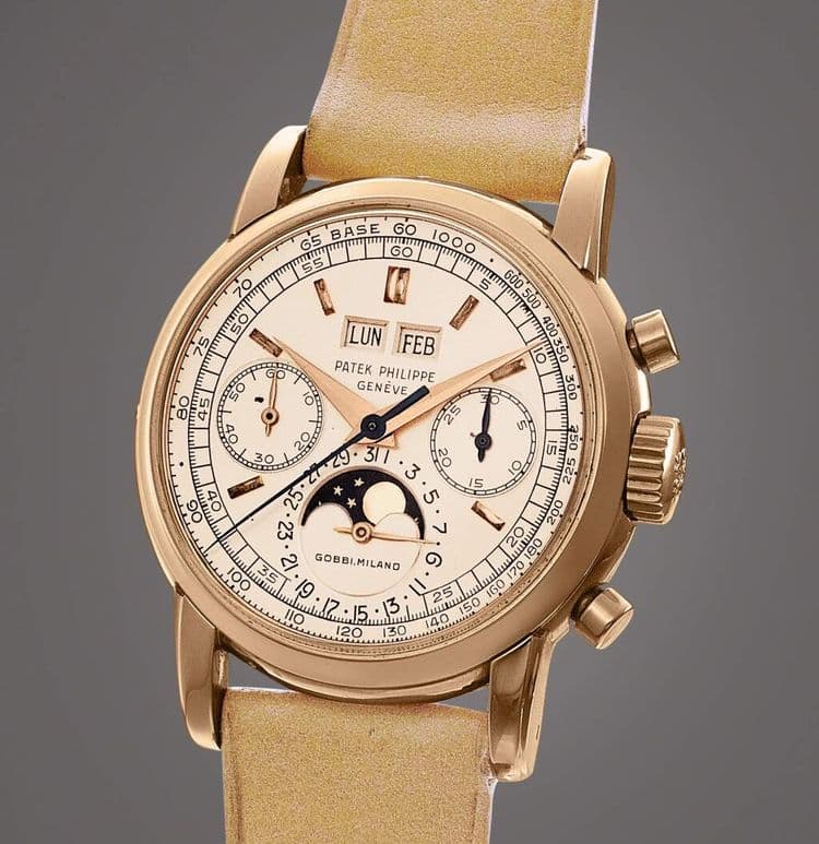 Самые дорогие часы на торгах первой половины 2022-го: Patek Philippe Ref. 2499