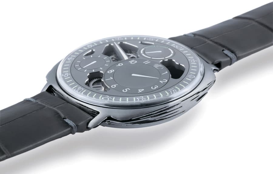 Ressence Type 12OW с калибром ROCS 1 в титановом корпусе 41 мм?и с циферблатом из неи?зильбера создана совместно с порталом Hodinkee 