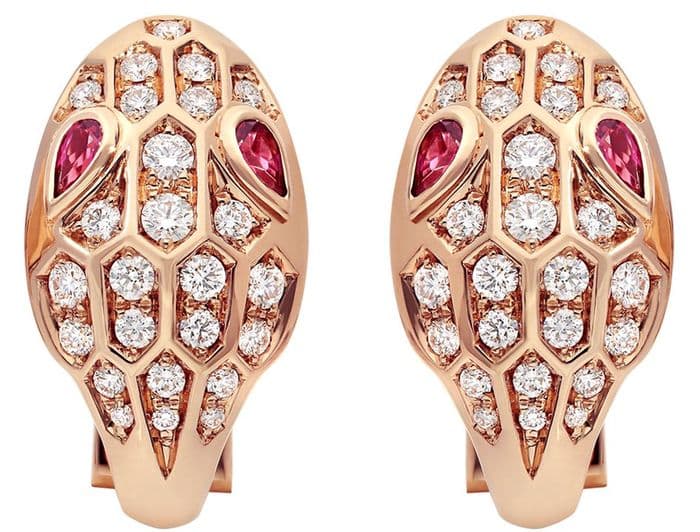 Серьги Bvlgari Serpenti