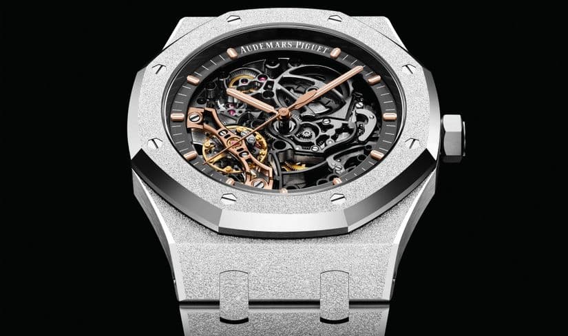 Скелетон Audemars Piguet Frosted Gold 