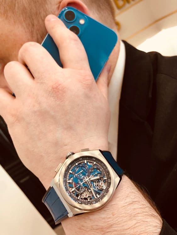 Скелетон Zenith Defy El Primero 21 в Золотом времени