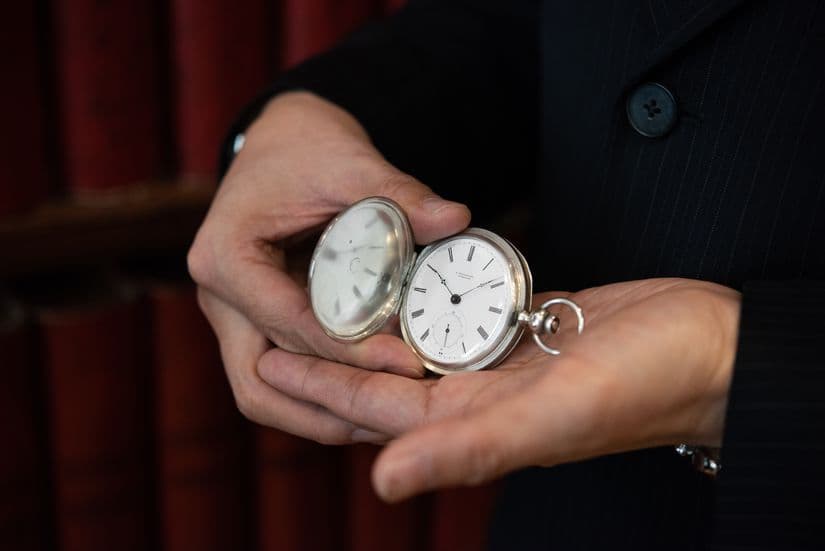 Старинные часы Longines