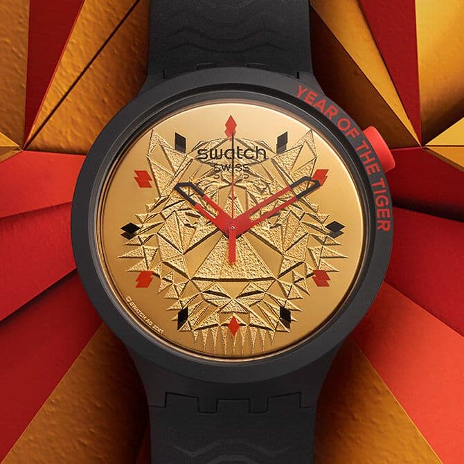 Часы Swatch Tiger Power 2022 Big Bold Bioceramic