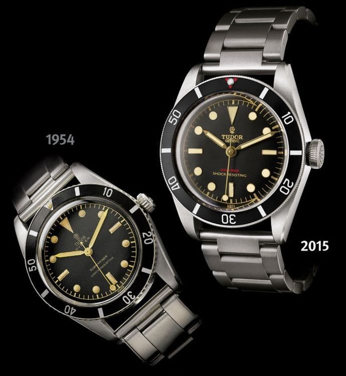 Исторические часы Tudor 7923 и их переосмысление - Tudor Heritage Black Bay One