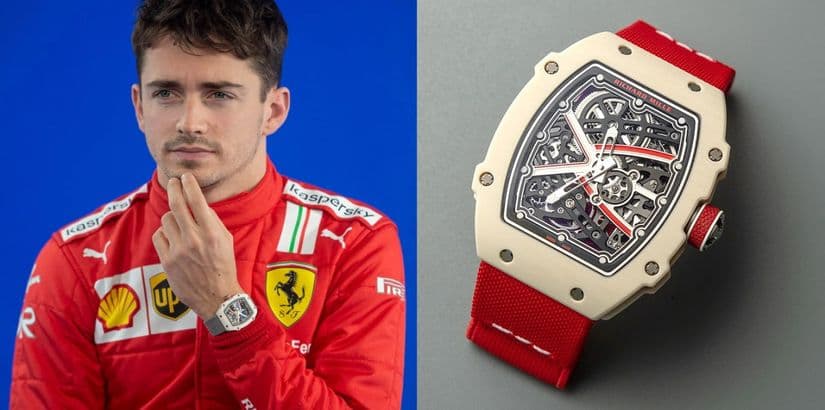 У автогонщика Шарля Леклера украли часы Richard Mille