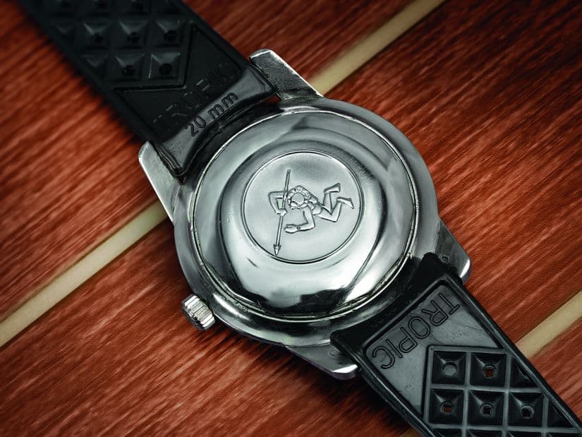 Задняя крышка Longines Skin Diver Watch 1959 года