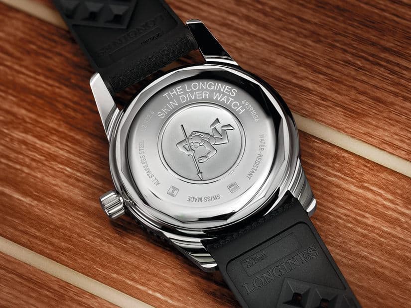 Задняя крышка часов Longines Skin Diver Watch
