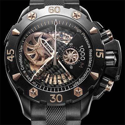 Zenith Defy Xtreme Open Gold & Titan