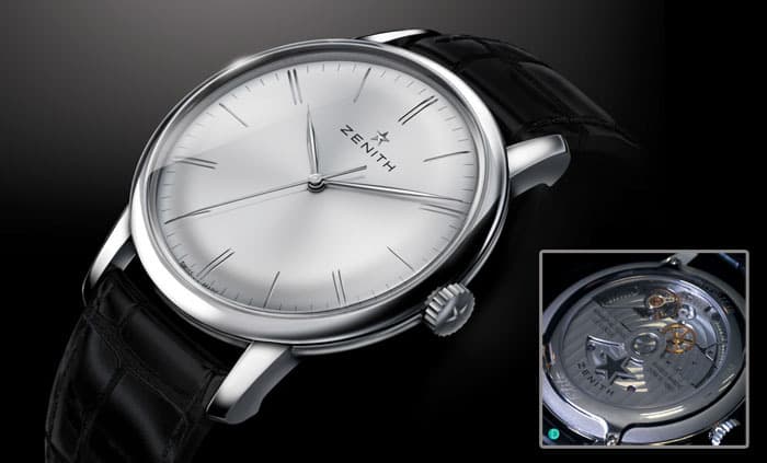 Автоматический калибр Elite 6150 и одноименная модель Zenith Elite