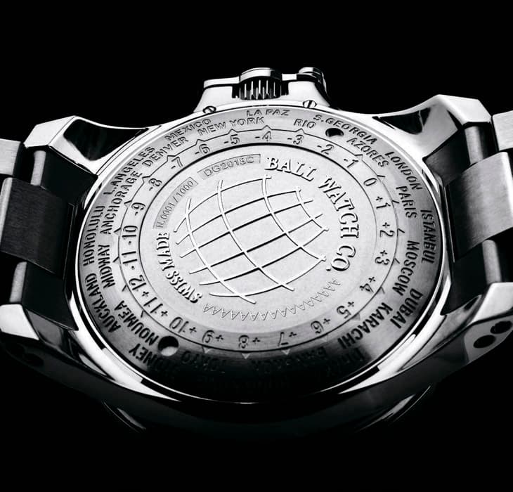 Задняя крышка часов BALL Engineer Hydrocarbon AeroGMT II