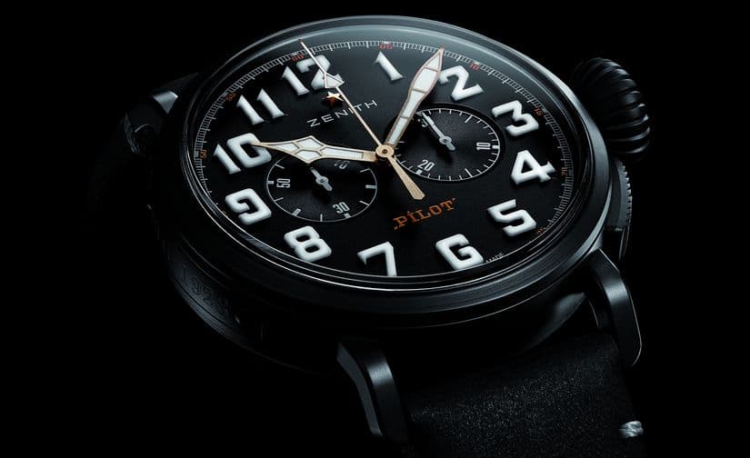 Часы Zenith PILOT Type 20 Chronograph Ton Up Black