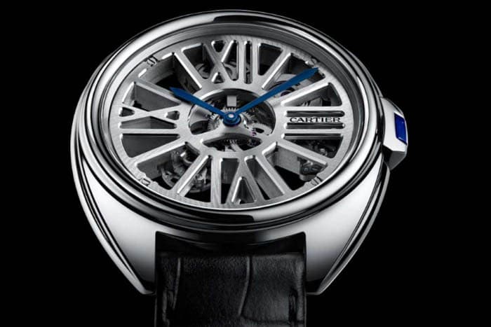 Cle de Cartier Automatic Skeleton с автоматическим скелетоном 9612 MC