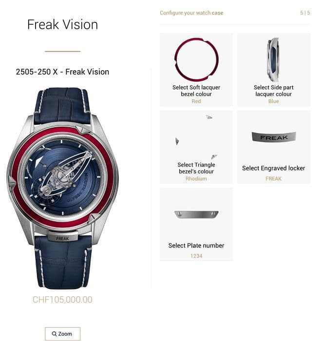 Часы Ulysse Nardin Freak Vision