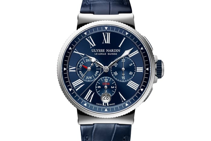 Marine Chronograph Annual Calendar автоматический калибр UN-153