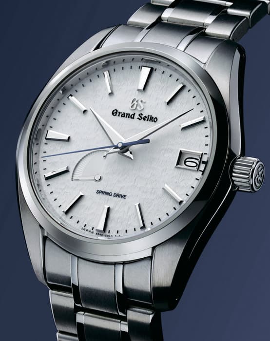 Grand Seiko Spring Drive Snowflake SBGA211G с калибром 9R65 в титановом корпусе 41 мм с циферблатом, украшенным «снежным узором»