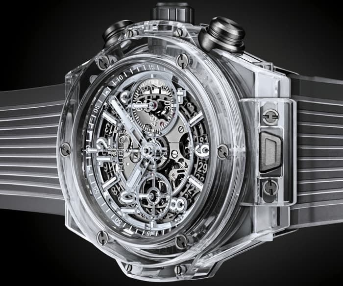 Hublot Big Bang Unicо Sapphire в сапфировом корпусе