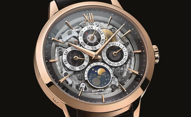 Часы Montblanc Heritage Spirit Perpetual Calendar Sapphire