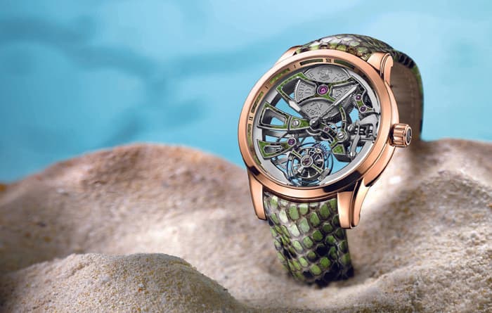 Royal Python Skeleton Tourbillon калибр UN-170