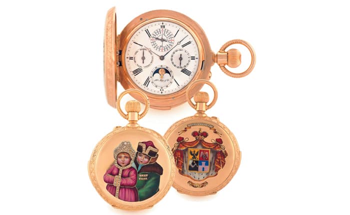 Н. Moser & Cie, вечный календарь Les Enfants Russes