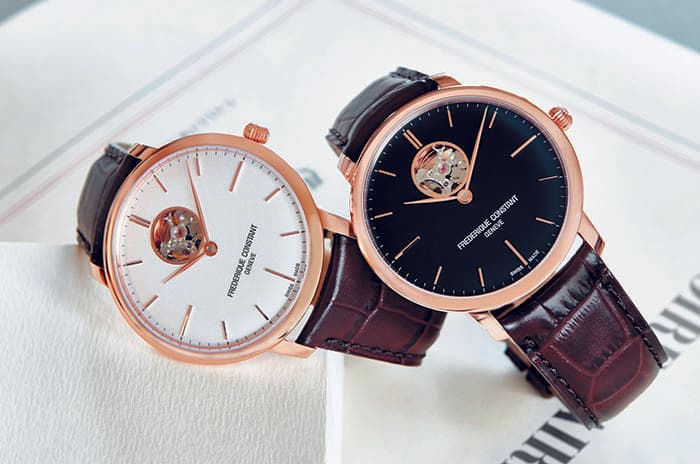 Часы Slimline Auto Heart Beat