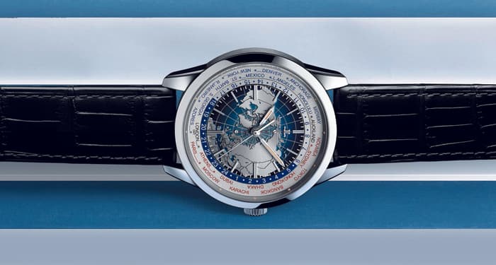 Geophysic Universal Time с автоматическим калибром 772 с запасом хода 40 часов