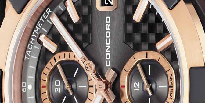 Часы Concord C1 Chronograph Rose Gold