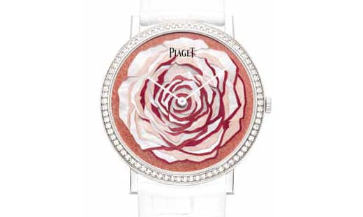 Piaget Altiplano 38 mm Wood Marqueterie c мотивом розы Ива Пьяже