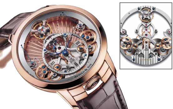 Arnold & Son Time Pyramid с калибром A&S1615