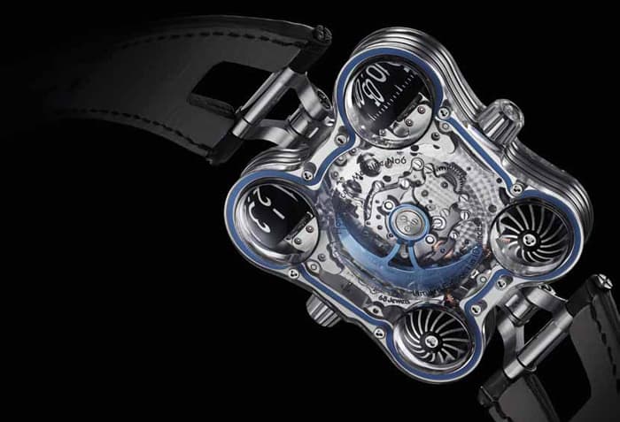 MB&F HM6 Sapphire Vision в стиле «стримлайн модерн» 1960-х
