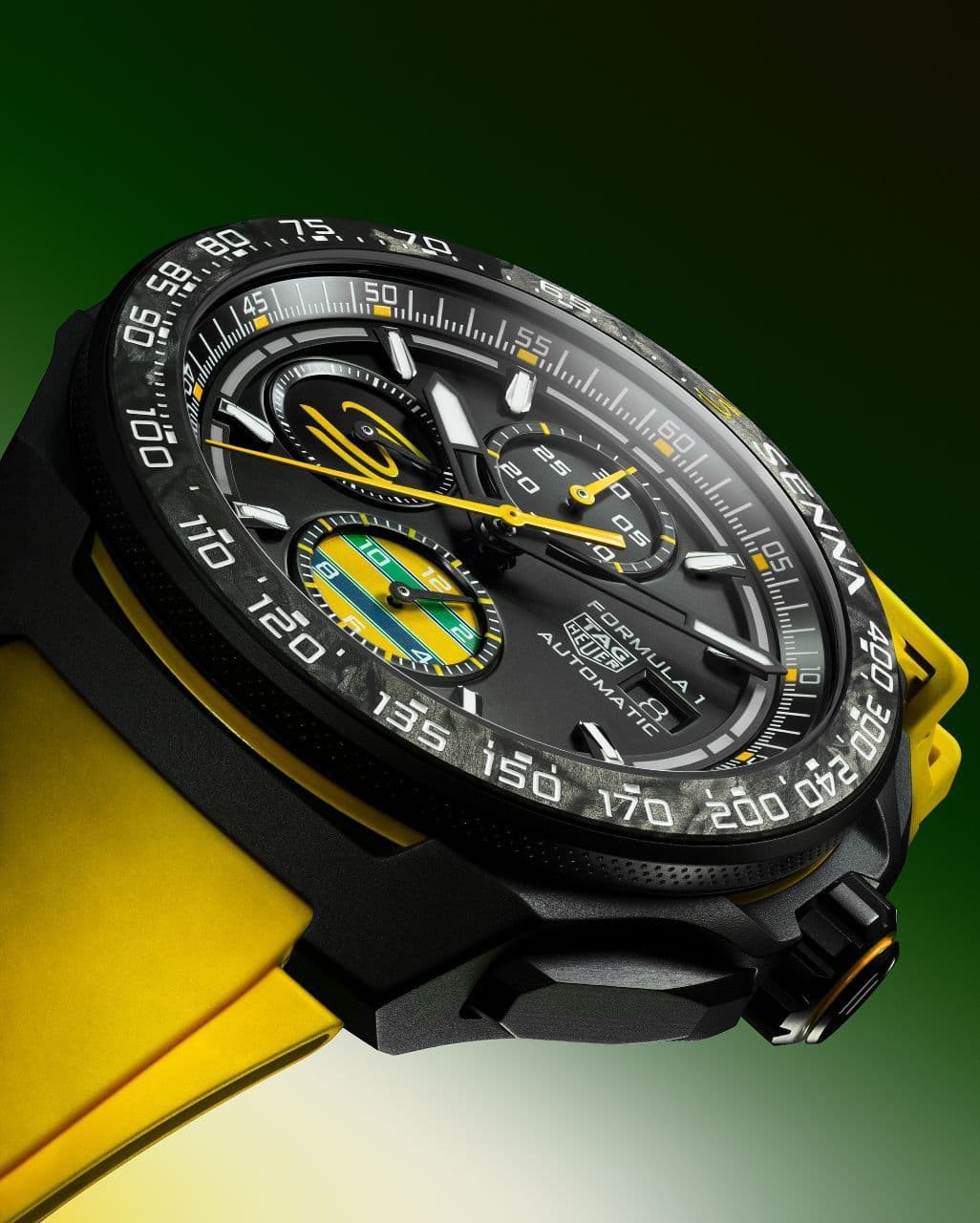 Часы TAG Heuer Calibre 16 TAG Heuer Formula 1 Chronograph x Senna 44mm