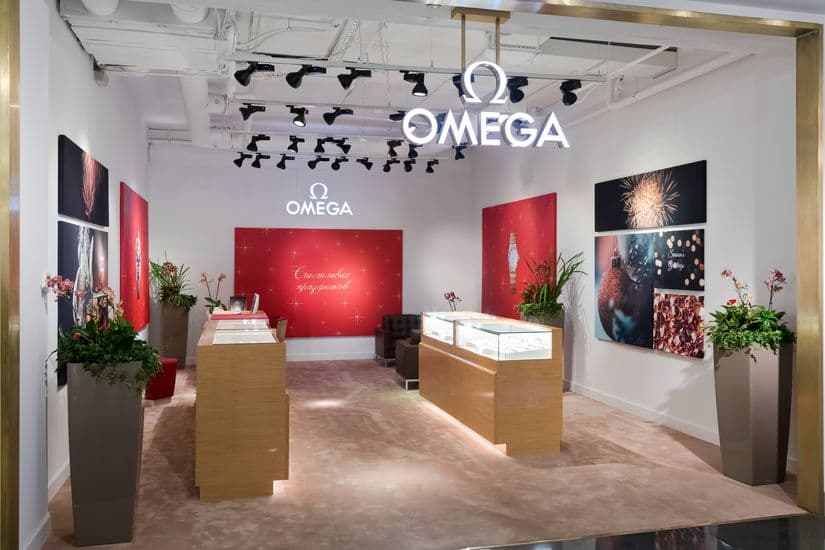 Pop-Up Boutique часов Omega в Санкт-Петербурге