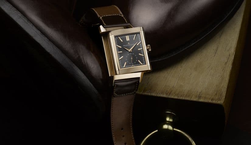 Часы Jaeger-LeCoultre Reverso на ремешке Casa Fagliano