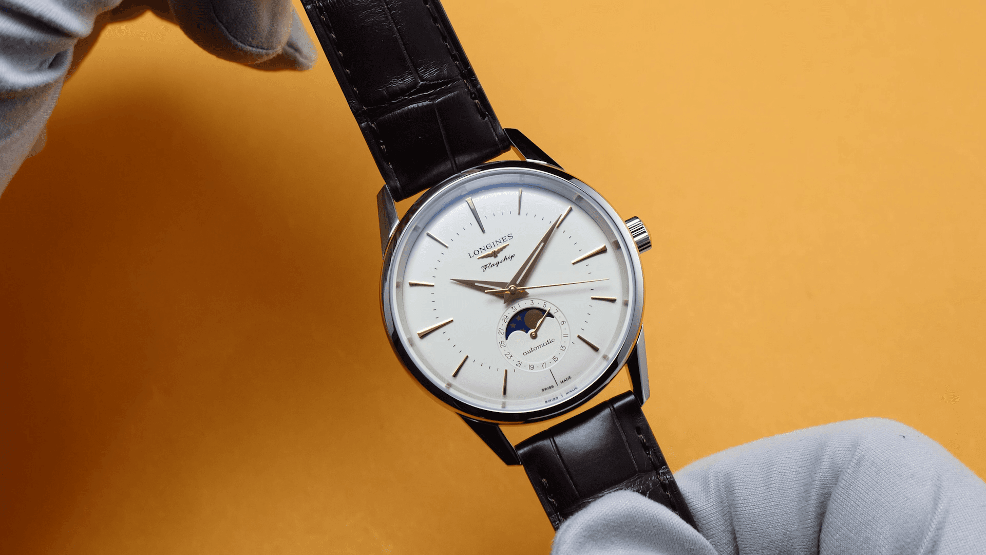 Часы Longines Flagship Heritage Moonphase
