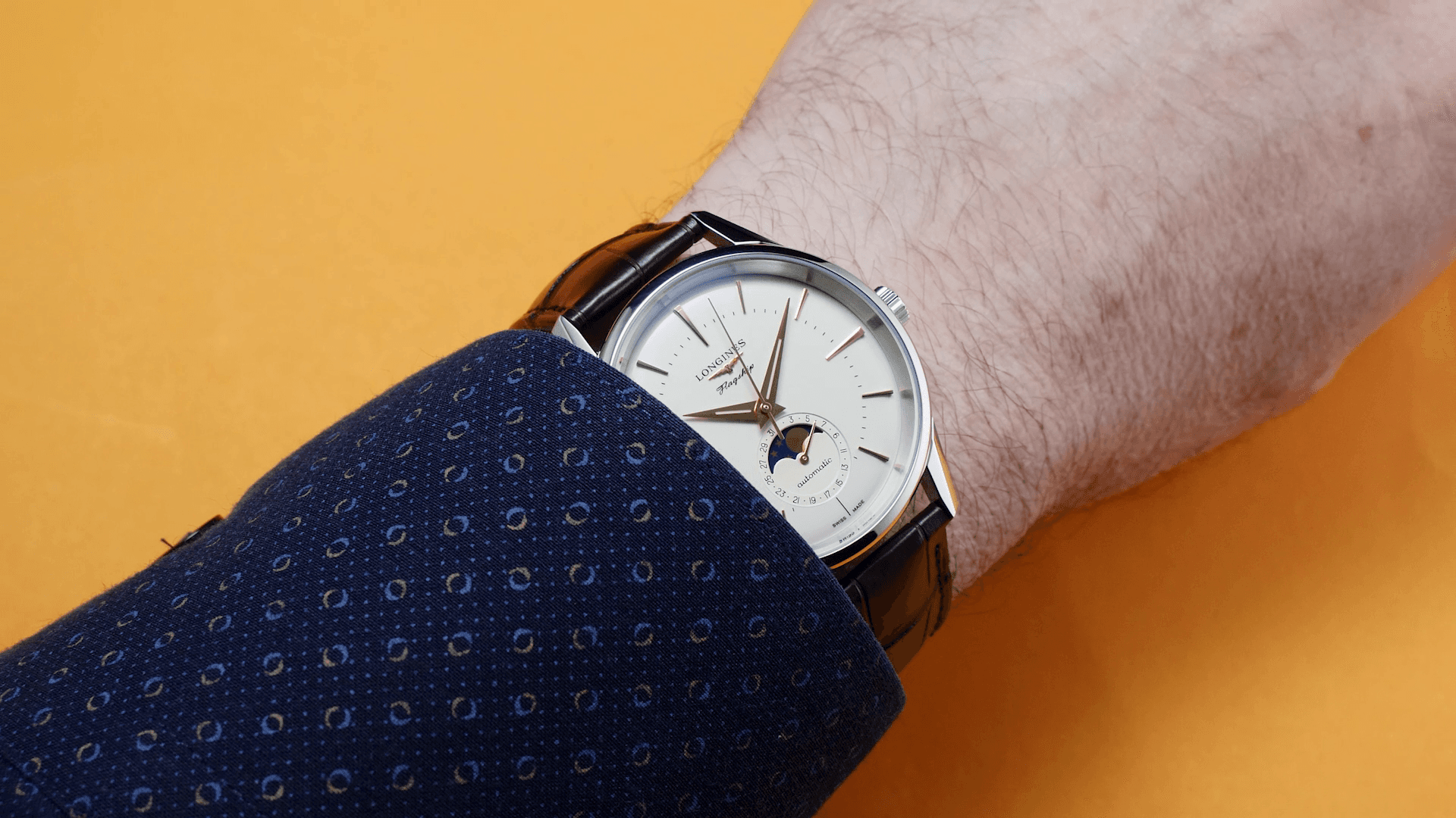 Часы Longines Flagship Heritage Moonphase