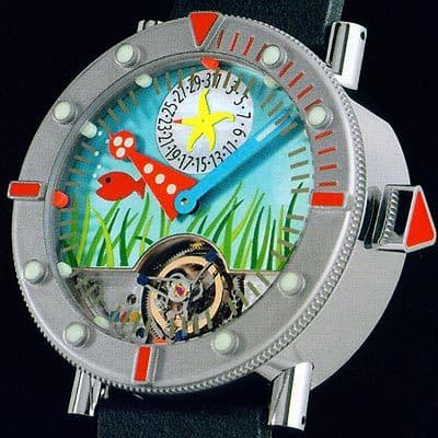 Alain Silberstein Tourbillon Marine Blue Sea