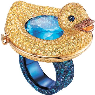 Chopard, кольцо Duck