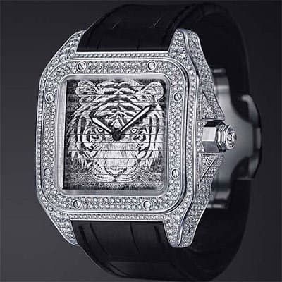 Cartier Santos Triple 100