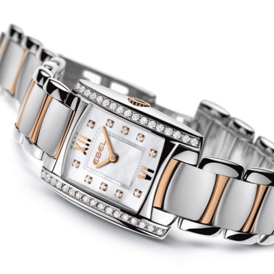 Ebel Brasilia Mini Steel & Red Gold