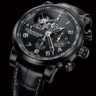 Часы Graham Silverstone Tourbillograph Full Black