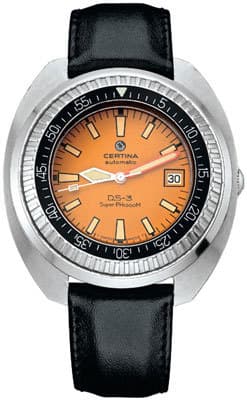 1970 - Выпуск модели Certina DS Super PH 1000 м, которой NASA после использования в ряде экспедиций дало высочайшую оценку