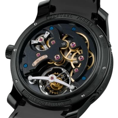 Double Tourbillon Technique Black 