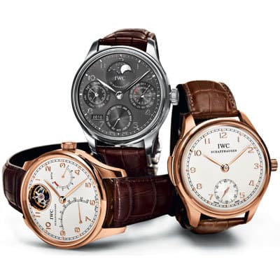 Часы Portuguese Tourbillon Hand-Wound, Portuguese Perpetual Calendar и Portuguese Minute Repeater
