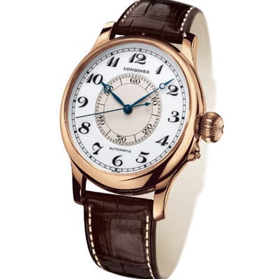 Longines Weems Second-Setting Rose Gold