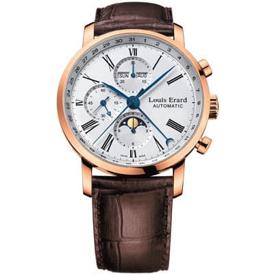 Часы Louis Erard Excellence Moon Phase 24 Hour Chronograph