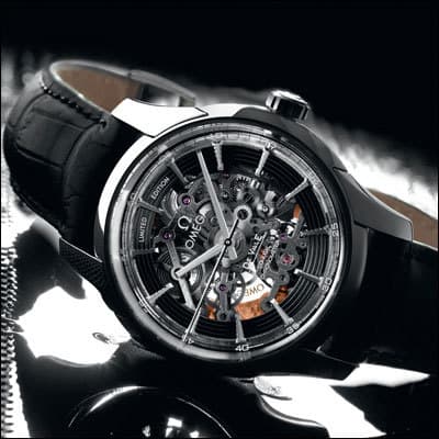 Часы Omega De Ville Hour Vision Co-Axial Skeleton Platinum