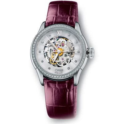 Часы Oris Artelier Skeleton Diamonds